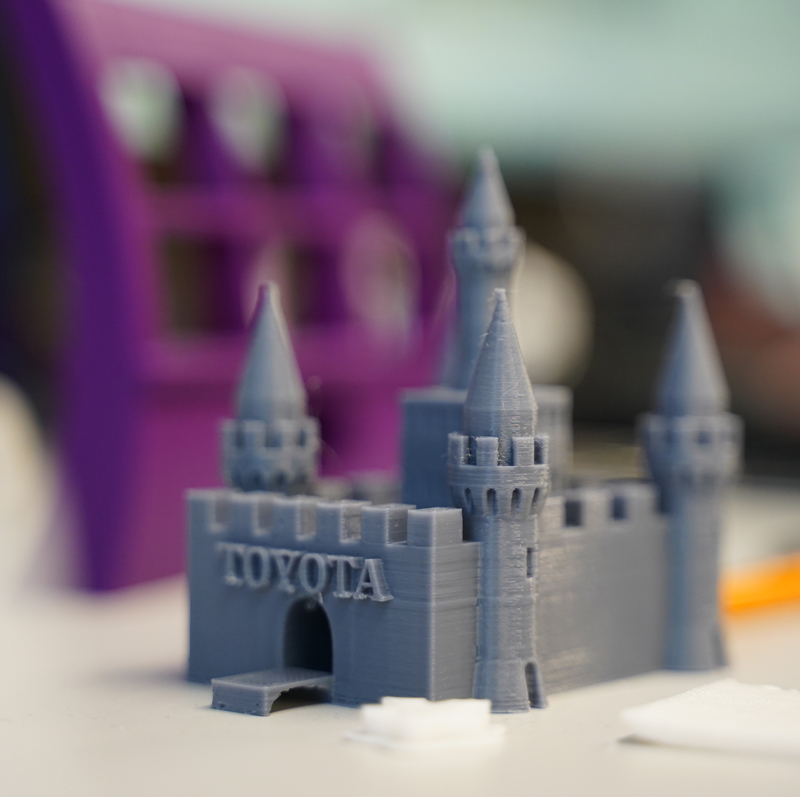 3D-printed Toyota castle